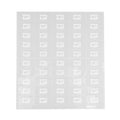 Label Tek Plastic Immune Health Label - Clear with White Font, Water-Resistant - 2" x 1" - 100 count box