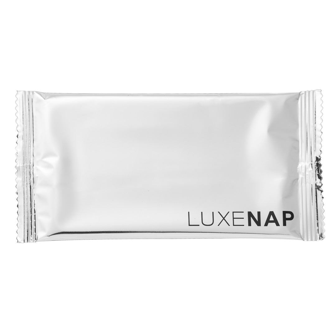 Luxenap White Moist Towelette - Aloe-Scented, Alcohol Free - 5 1/4" x 2 1/2" - 100 count box
