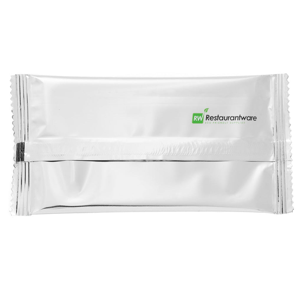 Luxenap White Moist Towelette - Aloe-Scented, Alcohol Free - 5 1/4" x 2 1/2" - 100 count box