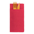Luxenap Burgundy Paper Napkin - Air Laid, Kangaroo - 15 3/4" x 15 3/4" - 800 count box
