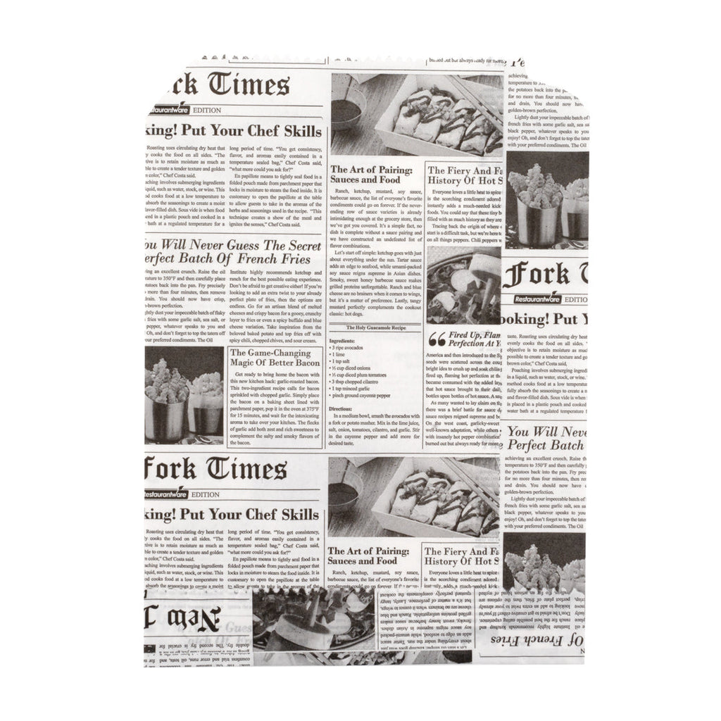 Bag Tek Newsprint Paper Bag - 7" x 5" - 100 count box