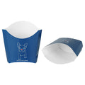 Bio Tek 3 oz Frenchie Paper Fry Cup / Snack Container - 4 1/2" x 3 1/4" x 3 3/4" - 100 count box