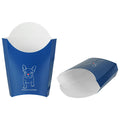 Bio Tek 4 oz Frenchie Paper Fry Cup / Snack Container - 4 3/4" x 3 1/2" x 5" - 100 count box