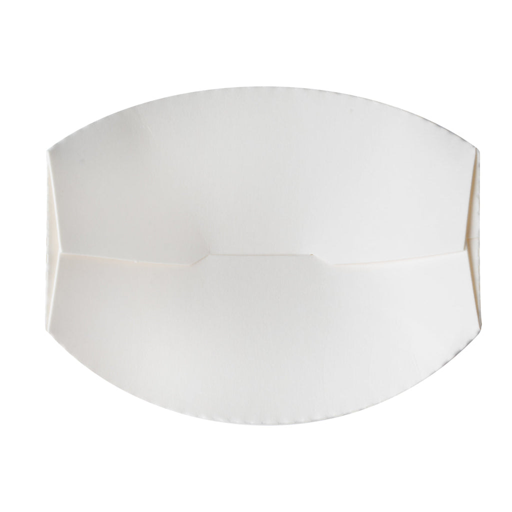 Bio Tek 16 oz Round White Paper To Go Fry Cup - 3 1/4" x 3 1/4" x 4 1/4" - 100 count box