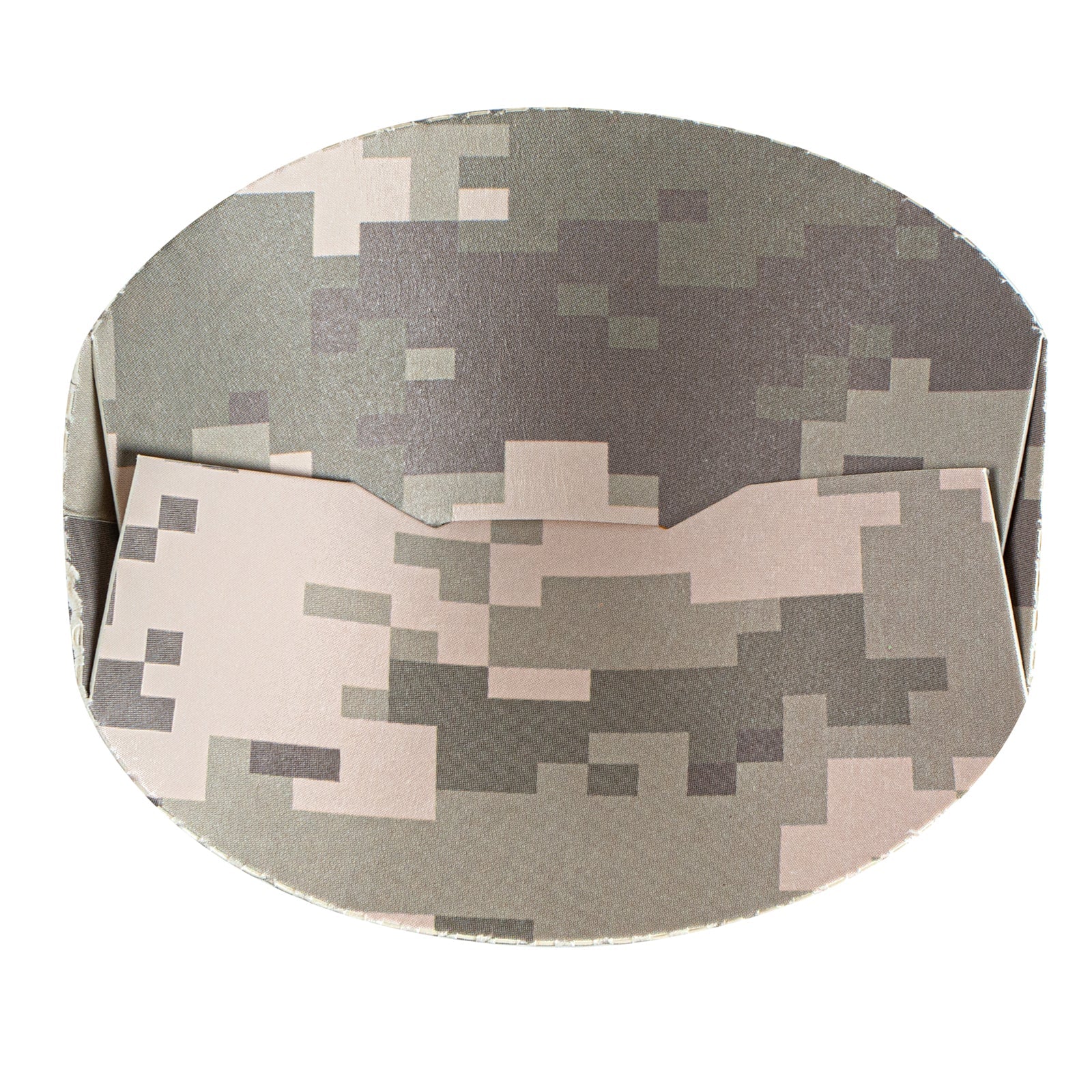 Bio Tek 20 oz Round Camouflage Paper To Go Fry Cup - 3 1/4" x 3 1/4" x 5" - 100 count box