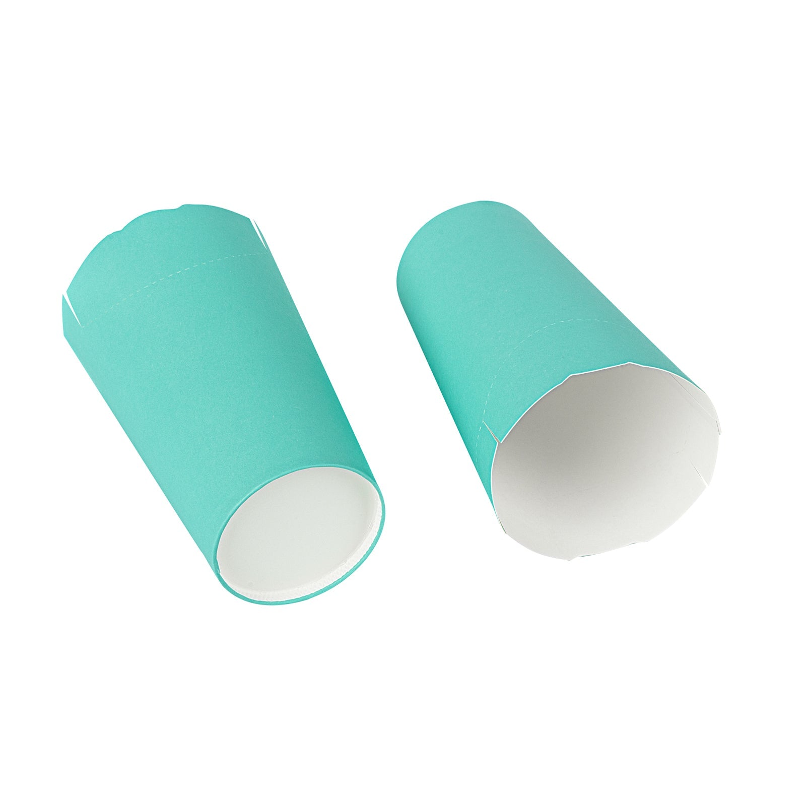 Bio Tek 20 oz Round Turquoise Paper To Go Fry Cup - 3 1/4" x 3 1/4" x 5" - 100 count box