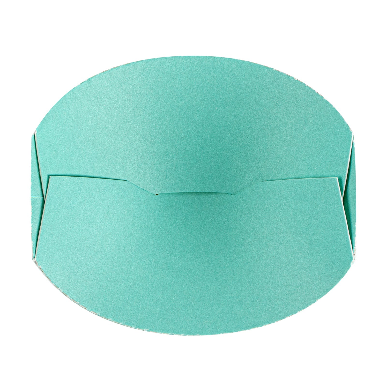 Bio Tek 20 oz Round Turquoise Paper To Go Fry Cup - 3 1/4" x 3 1/4" x 5" - 100 count box