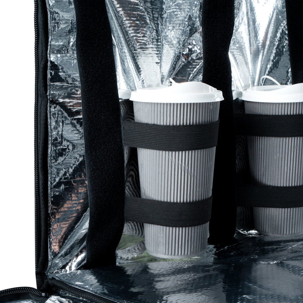 Cater Tek Black Insulated Food Delivery / Catering Bag - with Removable Insert - 17 3/4" - 1 count box