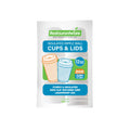 Restpresso 12 oz White Paper Ripple Wall Coffee Cup - with White Lid - 3 1/2" x 3 1/2" x 5" - 200 count box
