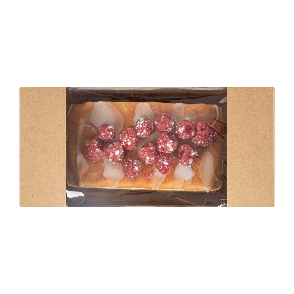Pastry Tek Kraft Paper Pastry / Cake Box - with Window - 9 3/4" x 4 3/4" x 4" - 100 count box