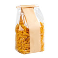 Bag Tek Kraft Paper Bakery Tin Tie Bag - 4 1/2" x 3 1/2" x 12 1/2" - 100 count box