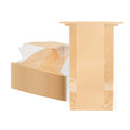 Bag Tek Kraft Paper Bakery Tin Tie Bag - 8 1/4" x 4" x 13 3/4" - 100 count box