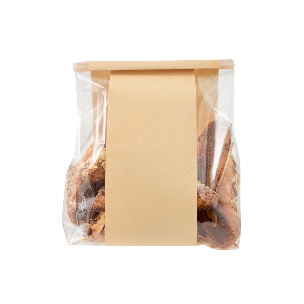 Bag Tek Kraft Paper Bakery Tin Tie Bag - 8 1/4" x 4" x 13 3/4" - 100 count box