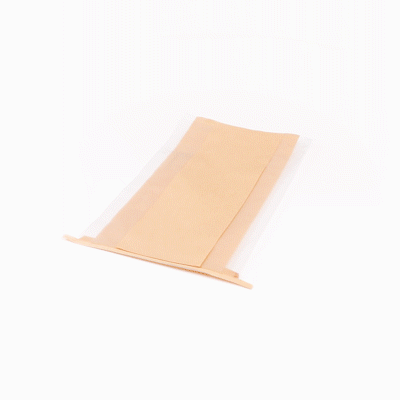 Bag Tek Kraft Paper Bakery Tin Tie Bag - 8 1/4" x 4" x 13 3/4" - 100 count box