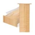 Bag Tek Kraft Paper Bakery Tin Tie Bag - with Window - 4 3/4" x 3 1/2" x 12 1/2" - 100 count box