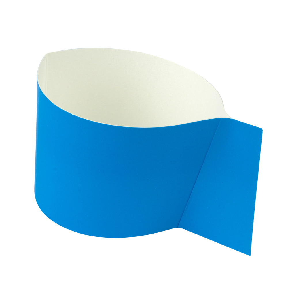 Restpresso Blue Paper Coffee Cup Sleeve - with Handle, Fits 12 / 16 / 20 oz Cups - 50 count box