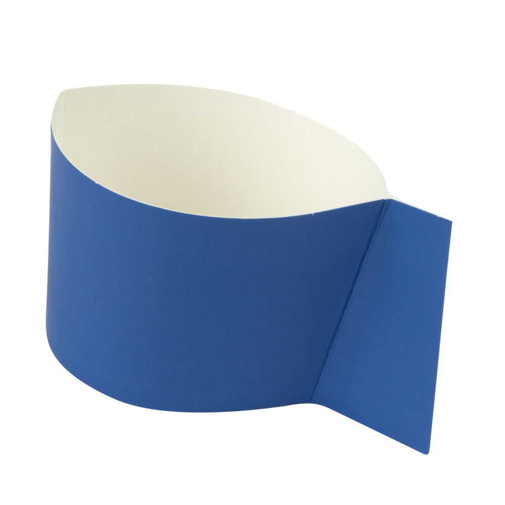 Restpresso Navy Blue Paper Coffee Cup Sleeve - with Handle, Fits 12 / 16 / 20 oz Cups - 50 count box