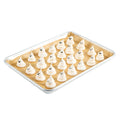 Pastry Tek Unbleached Parchment Paper Quarter Size Sheet Pan Liner - Silicone Coated - 9" x 13" - 1000 count box