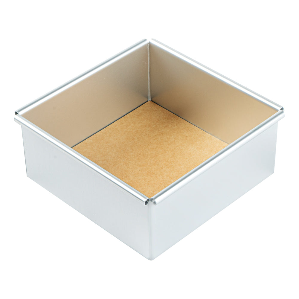 Pastry Tek Unbleached Parchment Paper Baking Sheet - Precut, Silicone Coated, Compostable - 5" x 5" - 200 count box