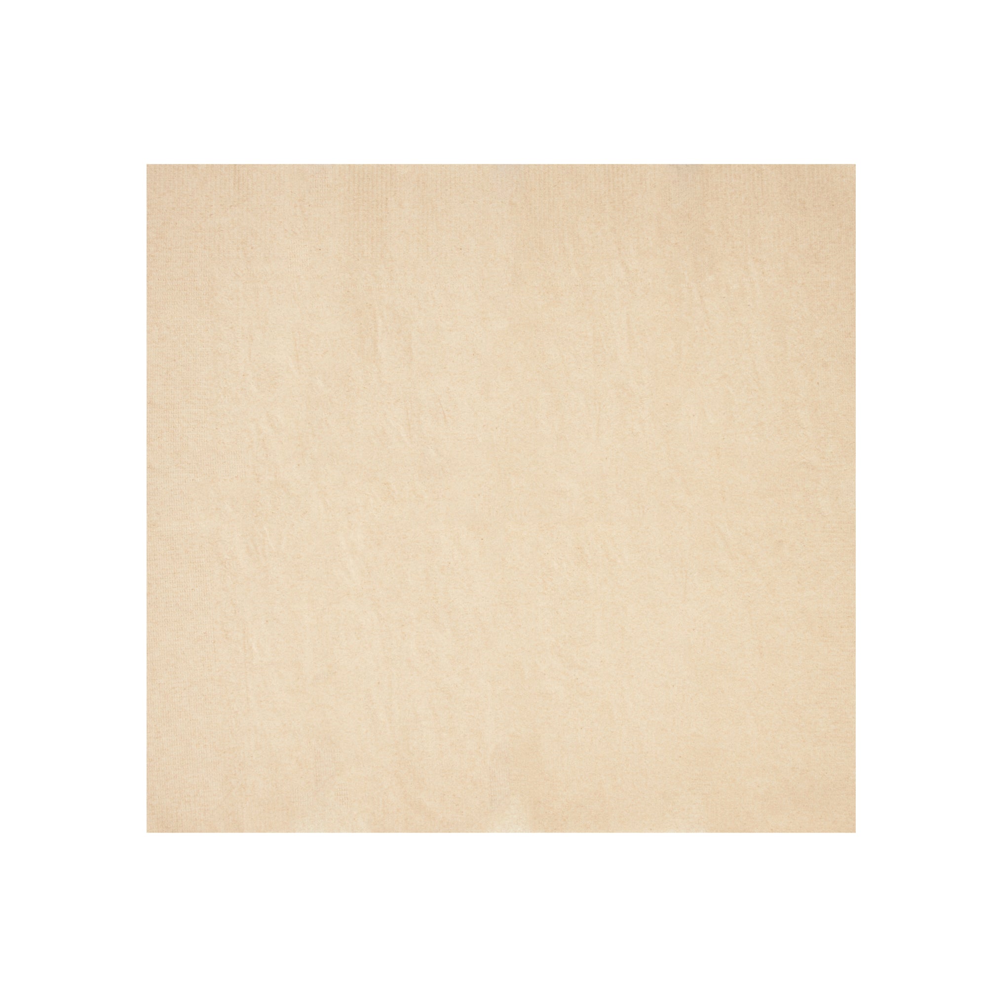 Saving Nature Rectangle Kraft Paper Dinner Napkin - 2-Ply - 17" x 15" - 150 count box