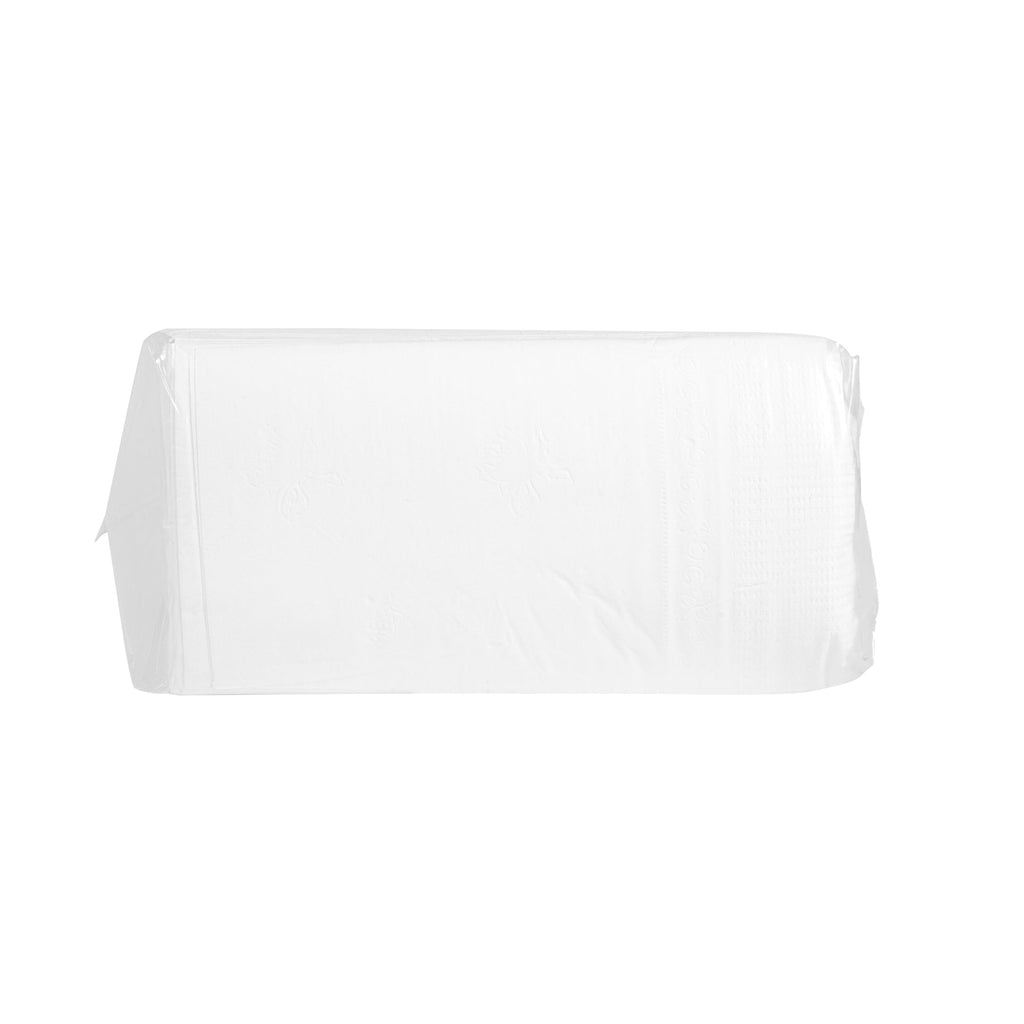 Saving Nature Rectangle White Paper Dinner Napkin - 2-Ply - 17" x 15" - 150 count box