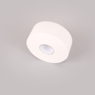 Clean Tek Professional White Toilet Paper Roll - 3-Ply - 655' x 3 3/4" - 12 count box