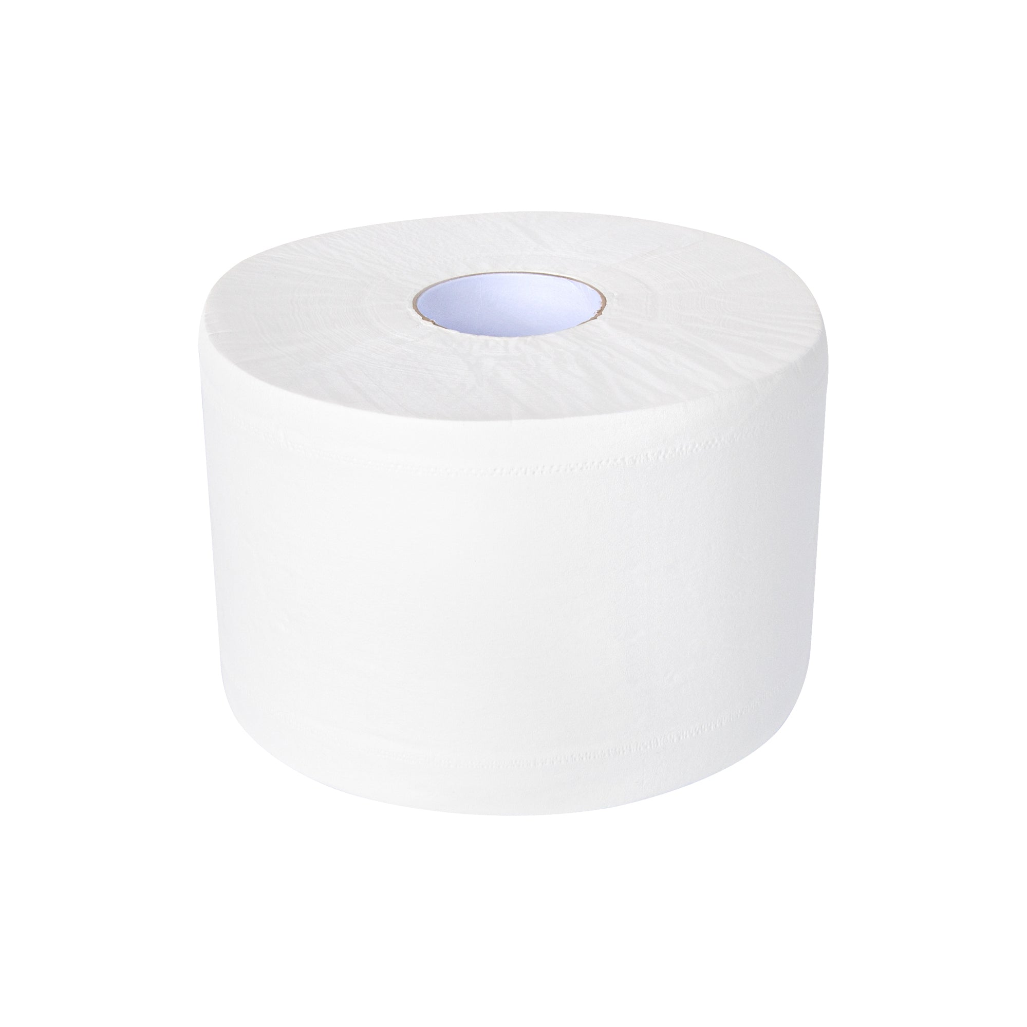 Clean Tek Professional White Toilet Paper Roll - 2-Ply, Center Pull - 876' x 7 3/4" - 1 count box