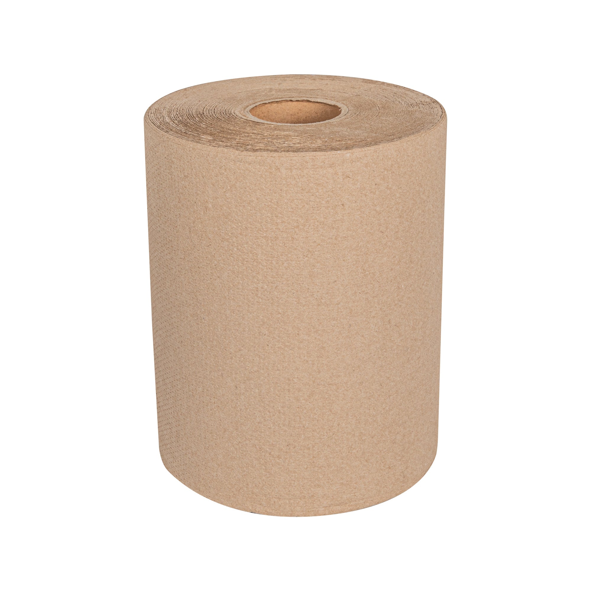 Clean Tek Professional Kraft Paper Towel Roll - 1-Ply - 600' x 8" - 12 count box