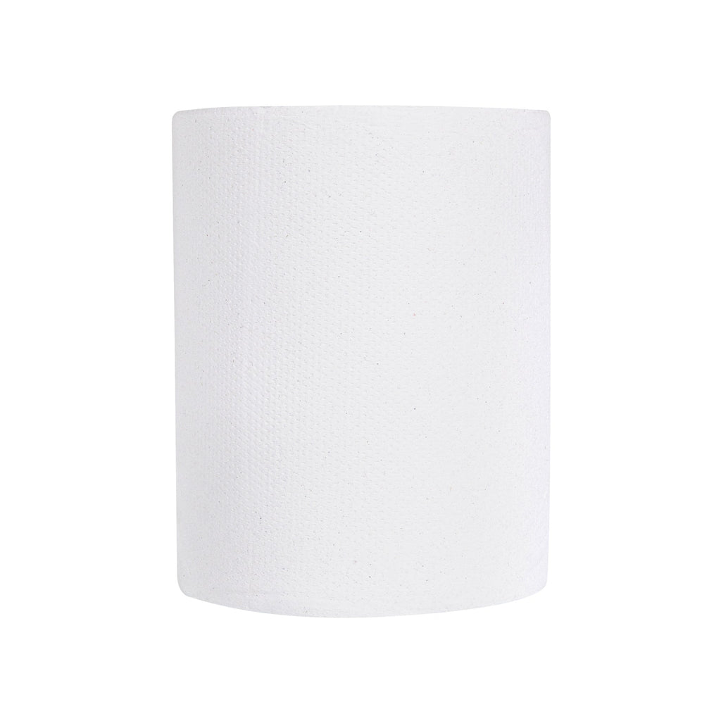 Clean Tek Professional White Paper Towel Roll - 1-Ply - 600' x 8" - 1 count box