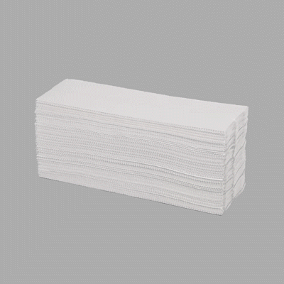 Clean Tek Professional White C-Fold Paper Towel - 1-Ply - 11 1/2" x 9 1/2" - 200 count box