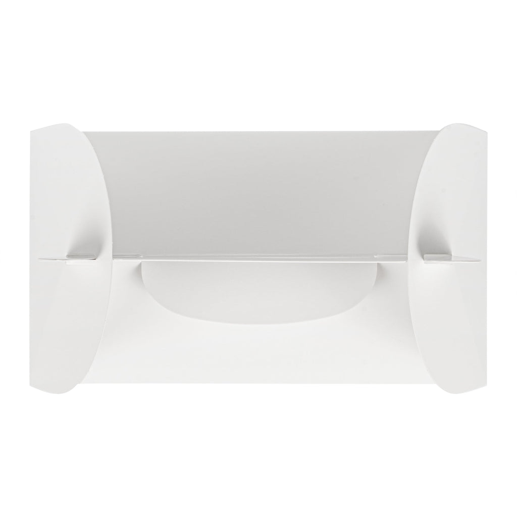 Bio Tek White Paper Gable Box / Take Out Container - Greaseproof - 8 1/2" x 4 3/4" x 5 1/2" - 100 count box