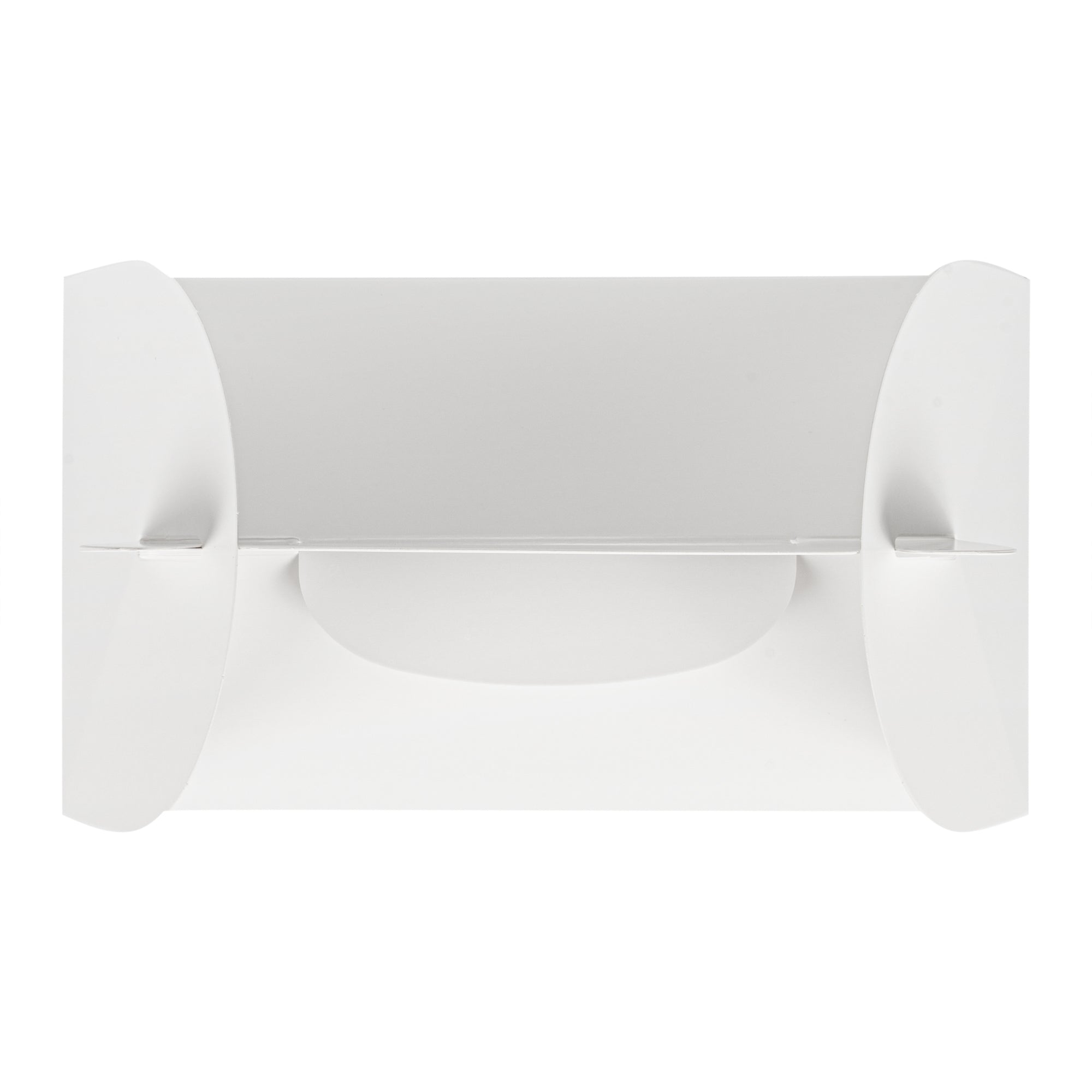 Bio Tek White Paper Gable Box / Take Out Container - Greaseproof - 8 1/2" x 4 3/4" x 5 1/2" - 100 count box