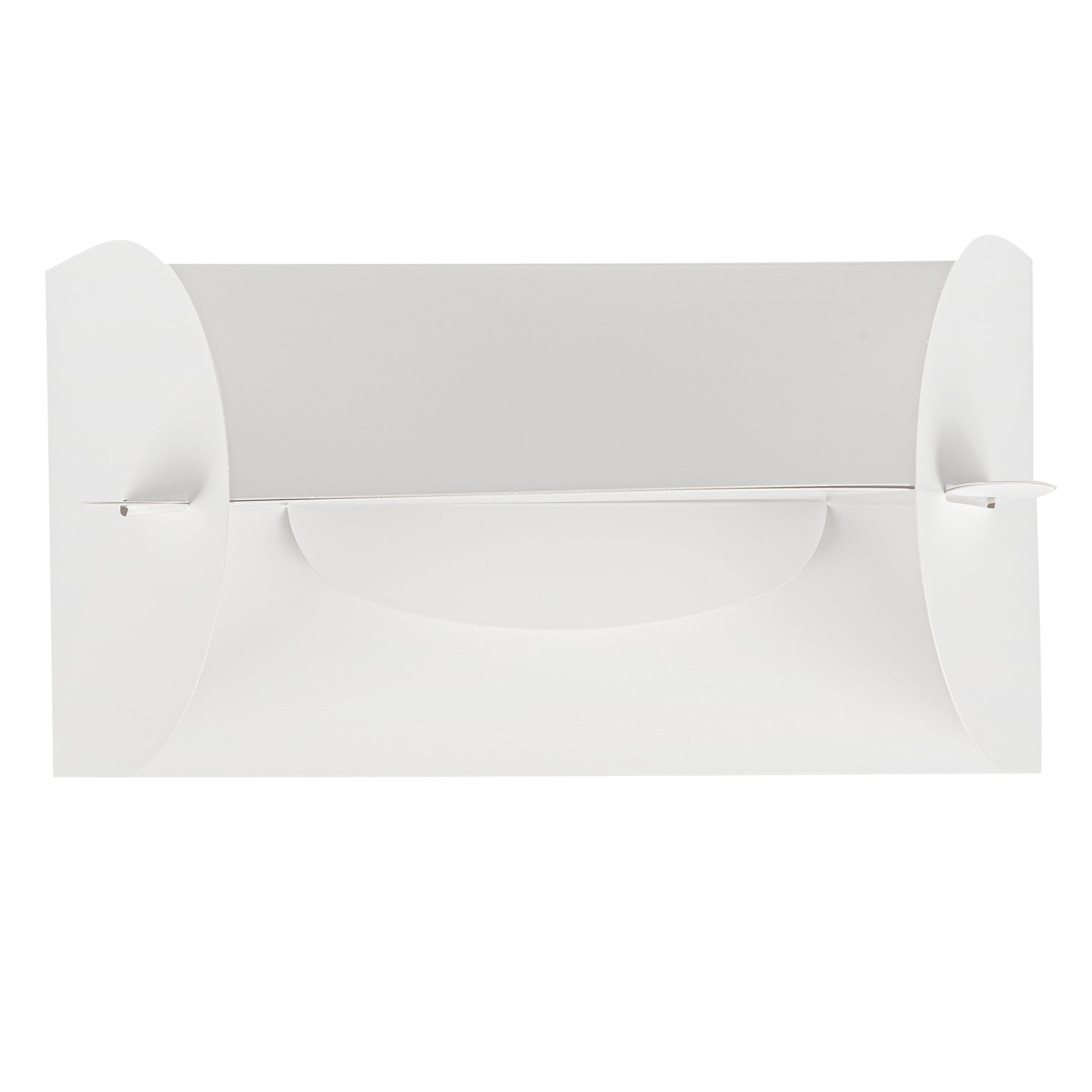 Bio Tek White Paper Gable Box / Take Out Container - Greaseproof - 9 1/2" x 5" x 5" - 25 count box