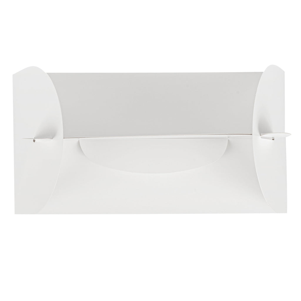 Bio Tek White Paper Gable Box / Take Out Container - Greaseproof - 9 1/2" x 5" x 5" - 100 count box