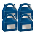 Bio Tek Frenchie Paper Gable Box / Take Out Container - with Window - 8 1/2" x 4 3/4" x 5 1/2" - 100 count box