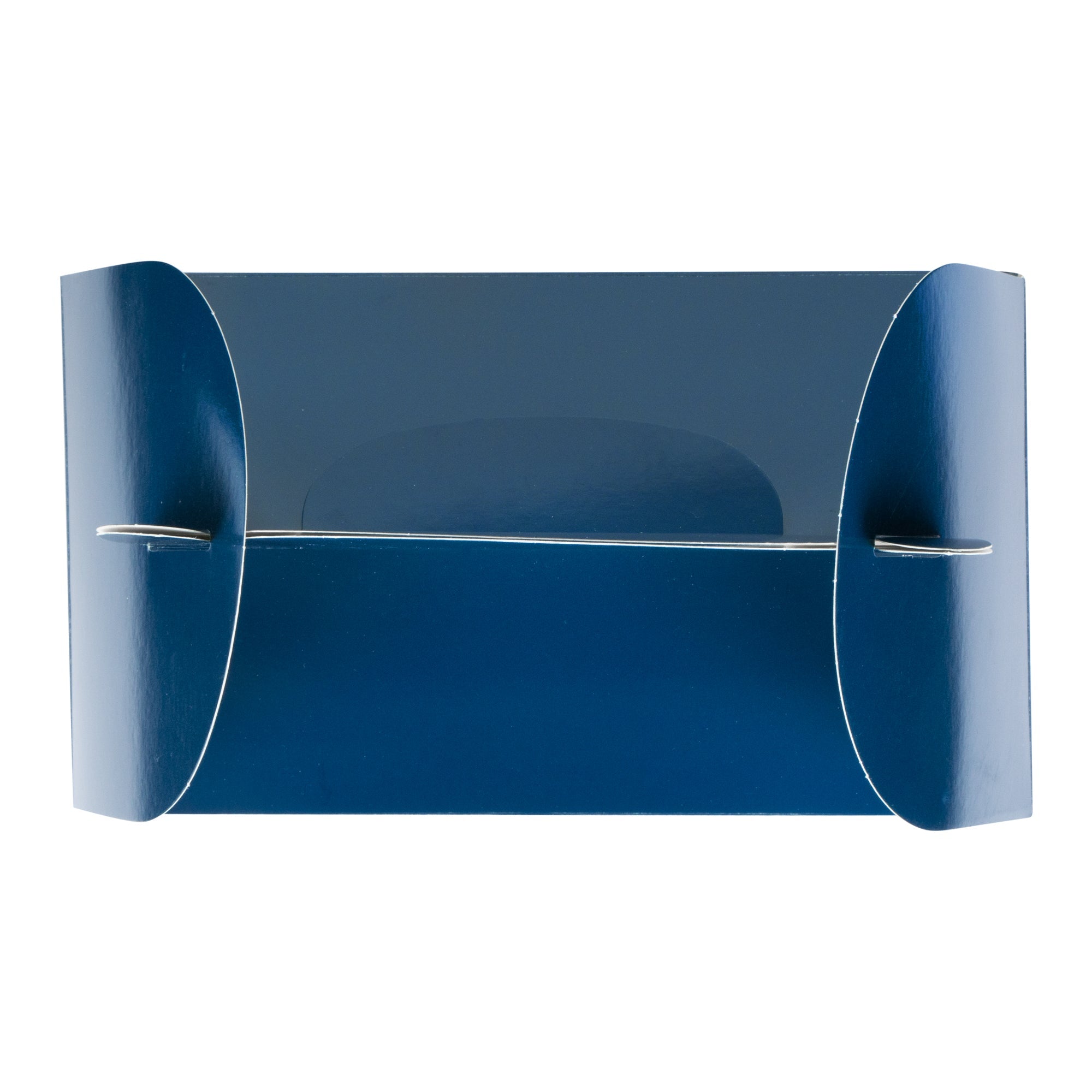 Bio Tek Frenchie Paper Gable Box / Take Out Container - with Window - 8 1/2" x 4 3/4" x 5 1/2" - 25 count box