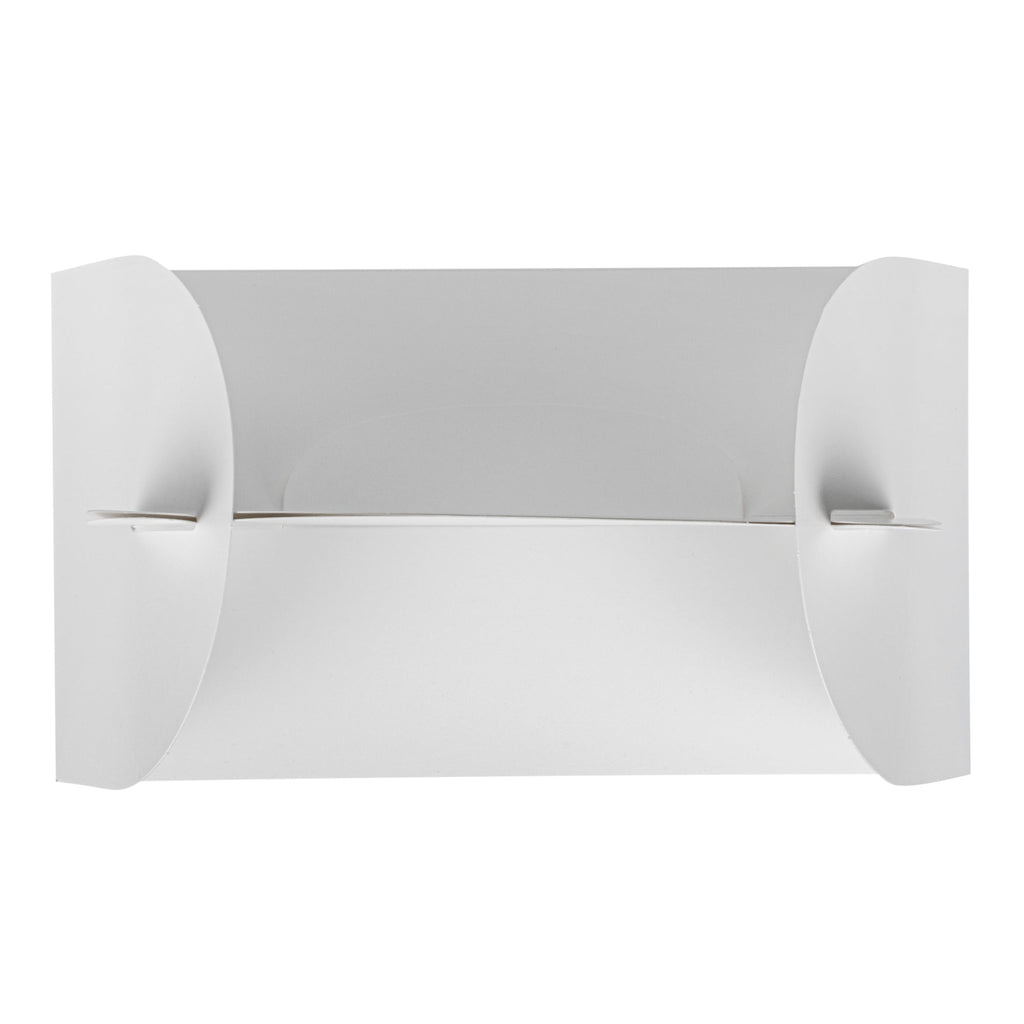 Bio Tek White Paper Gable Box / Take Out Container - Greaseproof, with Window - 8 1/2" x 4 3/4" x 5 1/2" - 100 count box