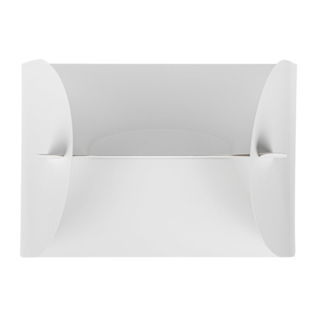 Bio Tek White Paper Gable Box / Take Out Container - Greaseproof, with Window - 10" x 7" x 8" - 100 count box