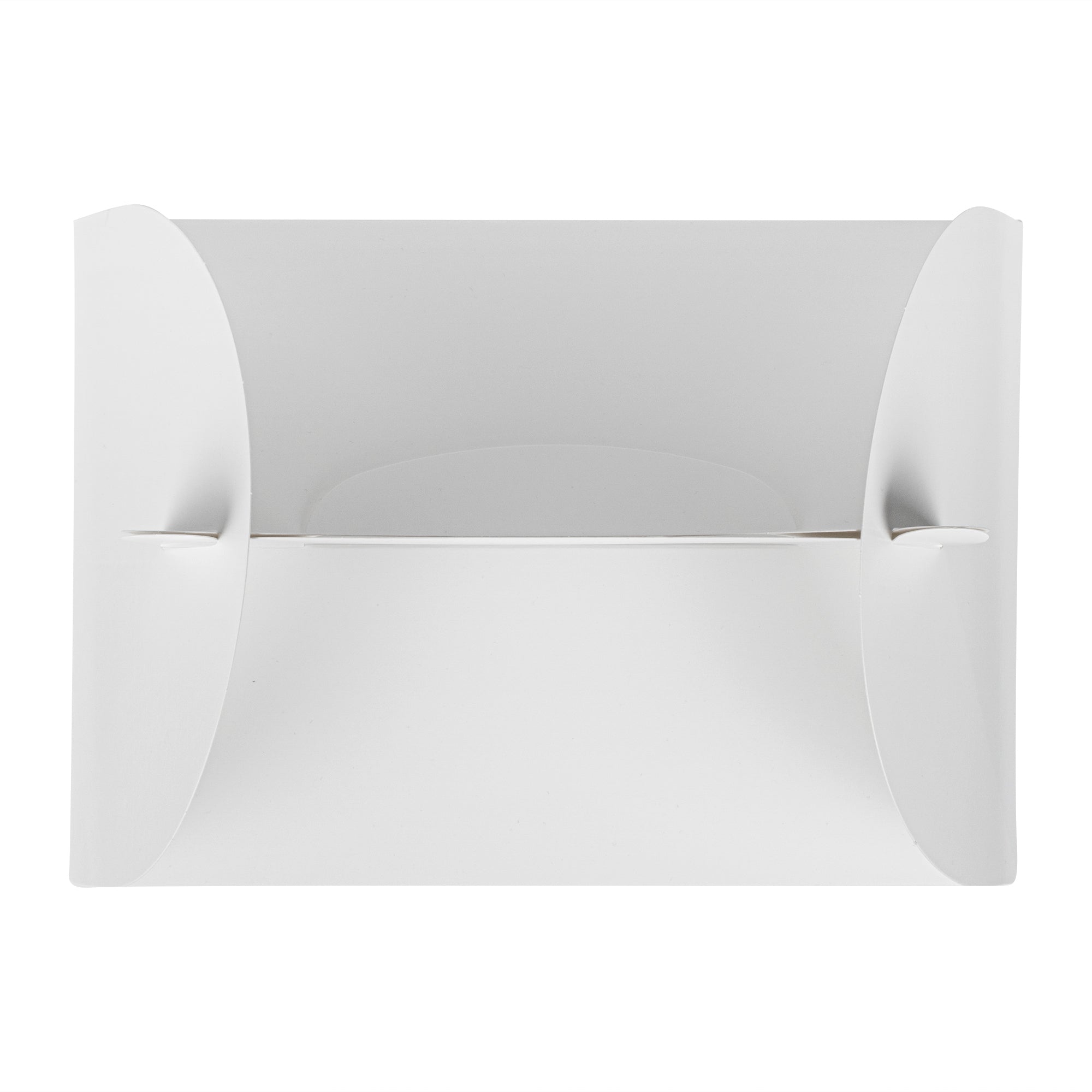 Bio Tek White Paper Gable Box / Take Out Container - Greaseproof, with Window - 10" x 7" x 8" - 100 count box