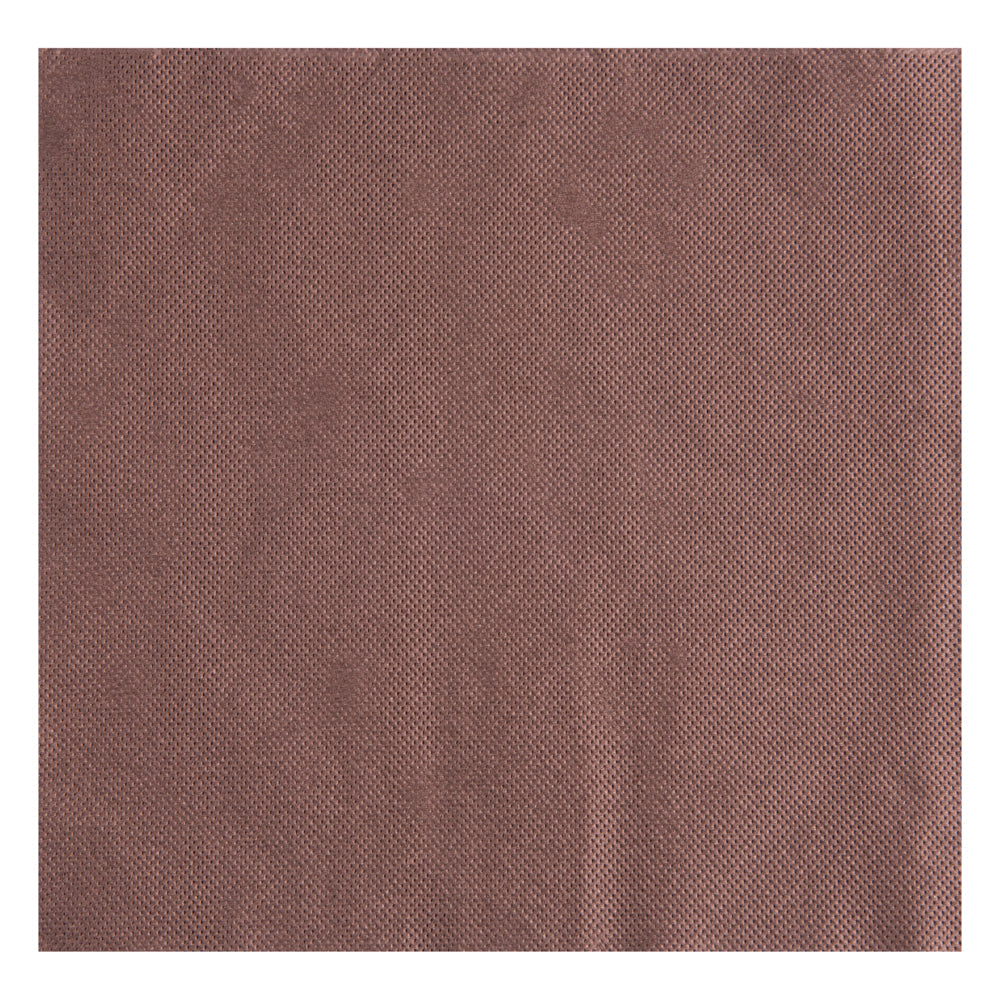 Luxenap Square Brown Paper Napkin - 2-Ply, Micropoint - 15 1/2" x 15 1/4" - 50 count box