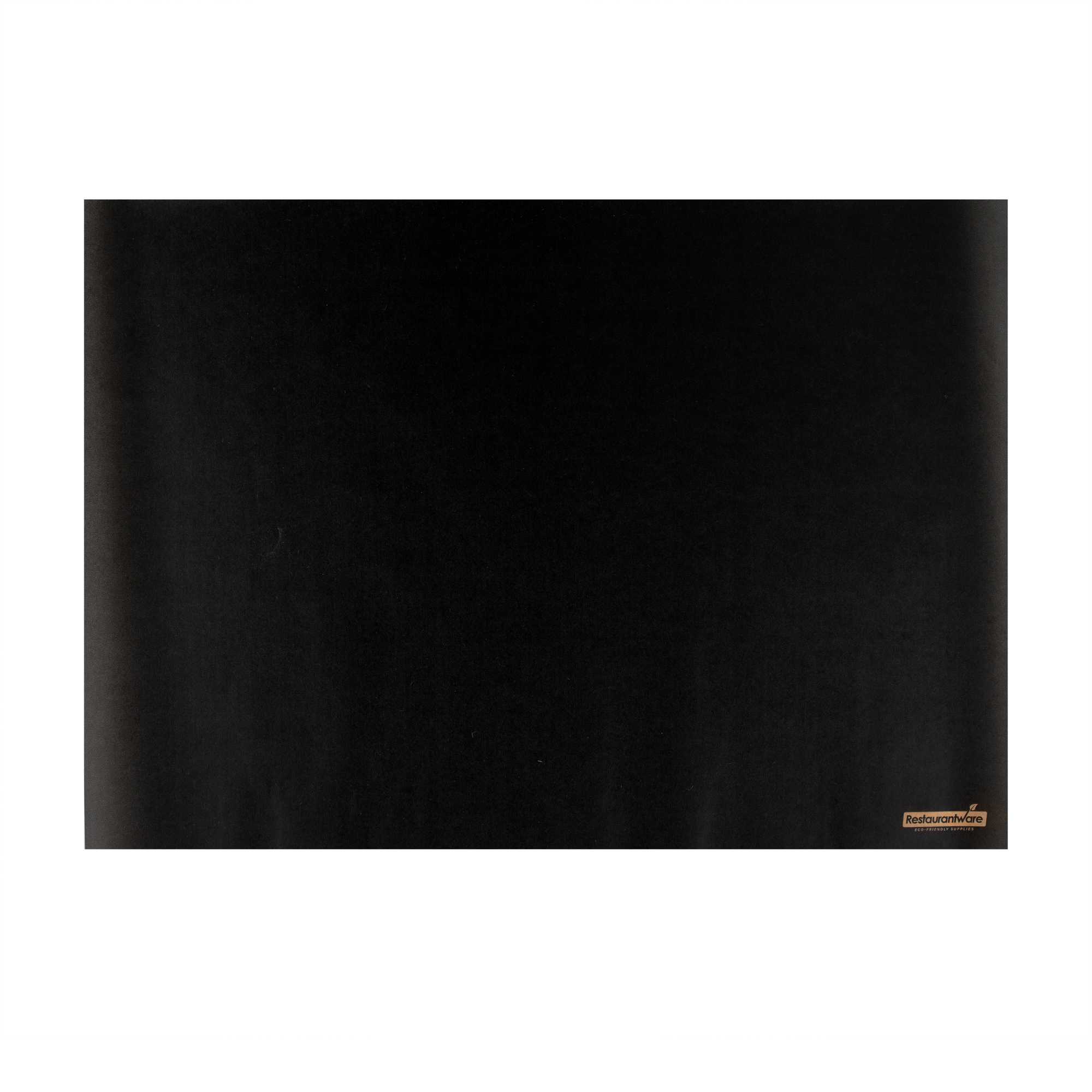 Chef 101 No PFAS Added Black Paper Food Wrap and Basket Liner - Greaseproof, Compostable - 15" x 11" - 200 count box