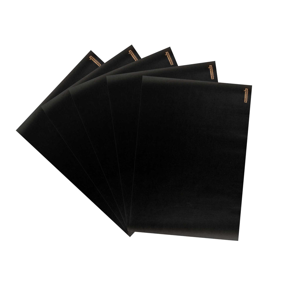 Chef 101 No PFAS Added Black Paper Food Wrap and Basket Liner - Greaseproof, Compostable - 15" x 11" - 2000 count box