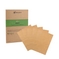 Chef 101 No PFAS Added Kraft Paper Food Wrap and Basket Liner - Greaseproof - 15" x 11" - 2000 count box
