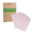 Chef 101 No PFAS Added Pink and White Stripe Paper Food Wrap and Basket Liner - Greaseproof, Compostable - 15" x 11" - 2000 count box