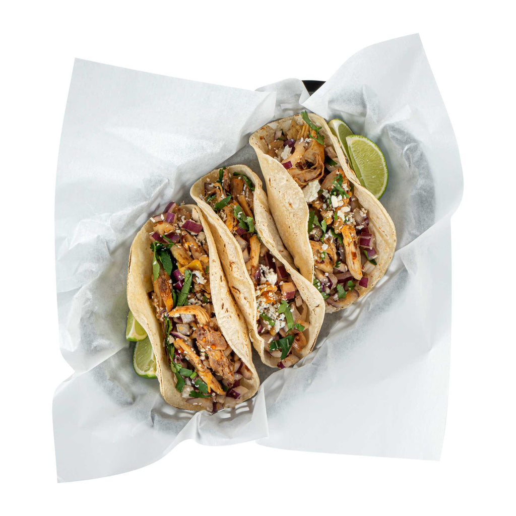 Chef 101 No PFAS Added White Paper Bakery Wrap and Basket Liner - Greaseproof - 12" x 12" - 2000 count box