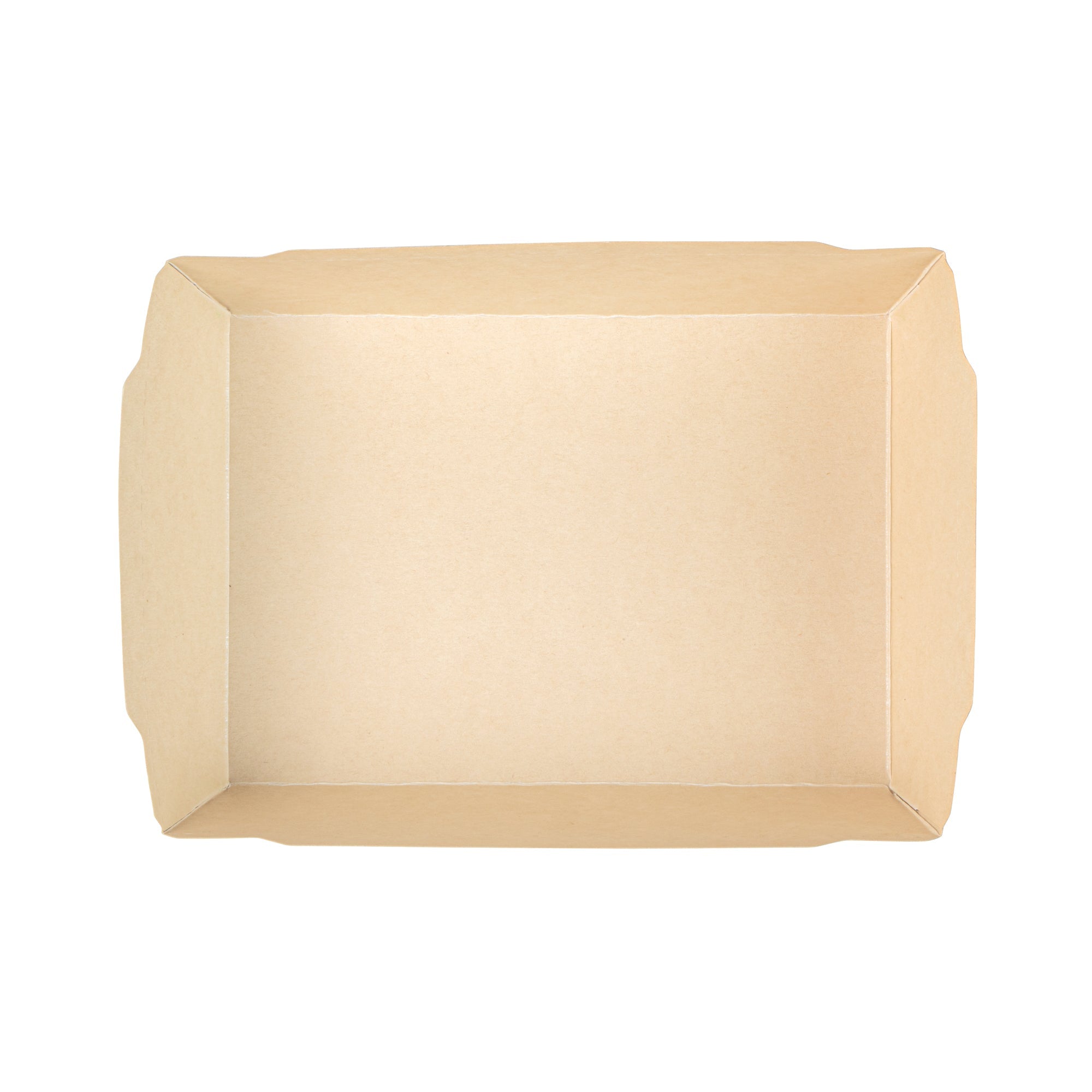 Sustain 34 oz Bamboo Paper Medium Click Lock Container - with PLA Lining, Compostable - 7 1/2" x 5 1/2" x 1 3/4" - 200 count box