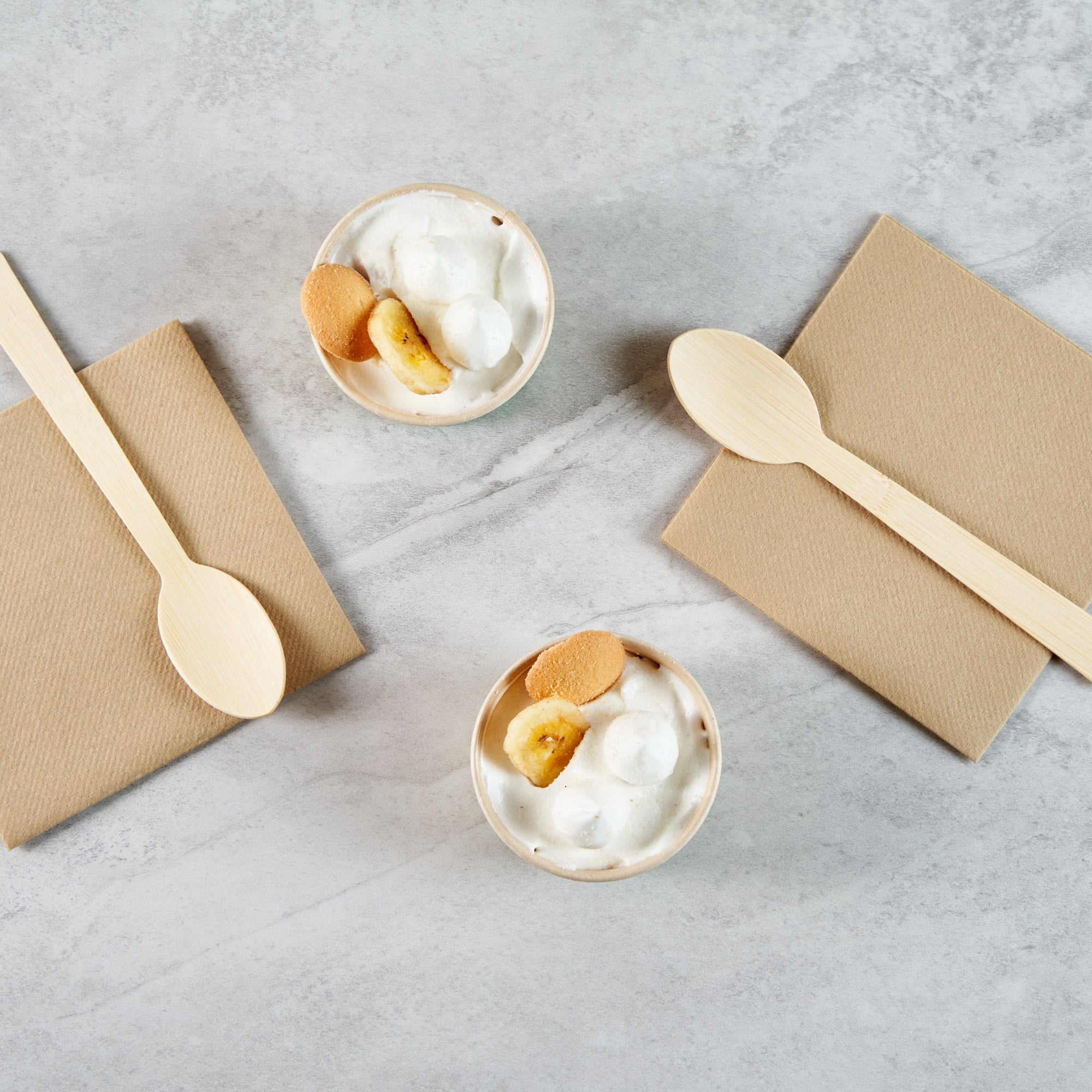 Sustain 3 oz Round Bamboo Paper To Go Cup - with PLA Lining, Compostable - 3" x 3" x 1 3/4" - 200 count box