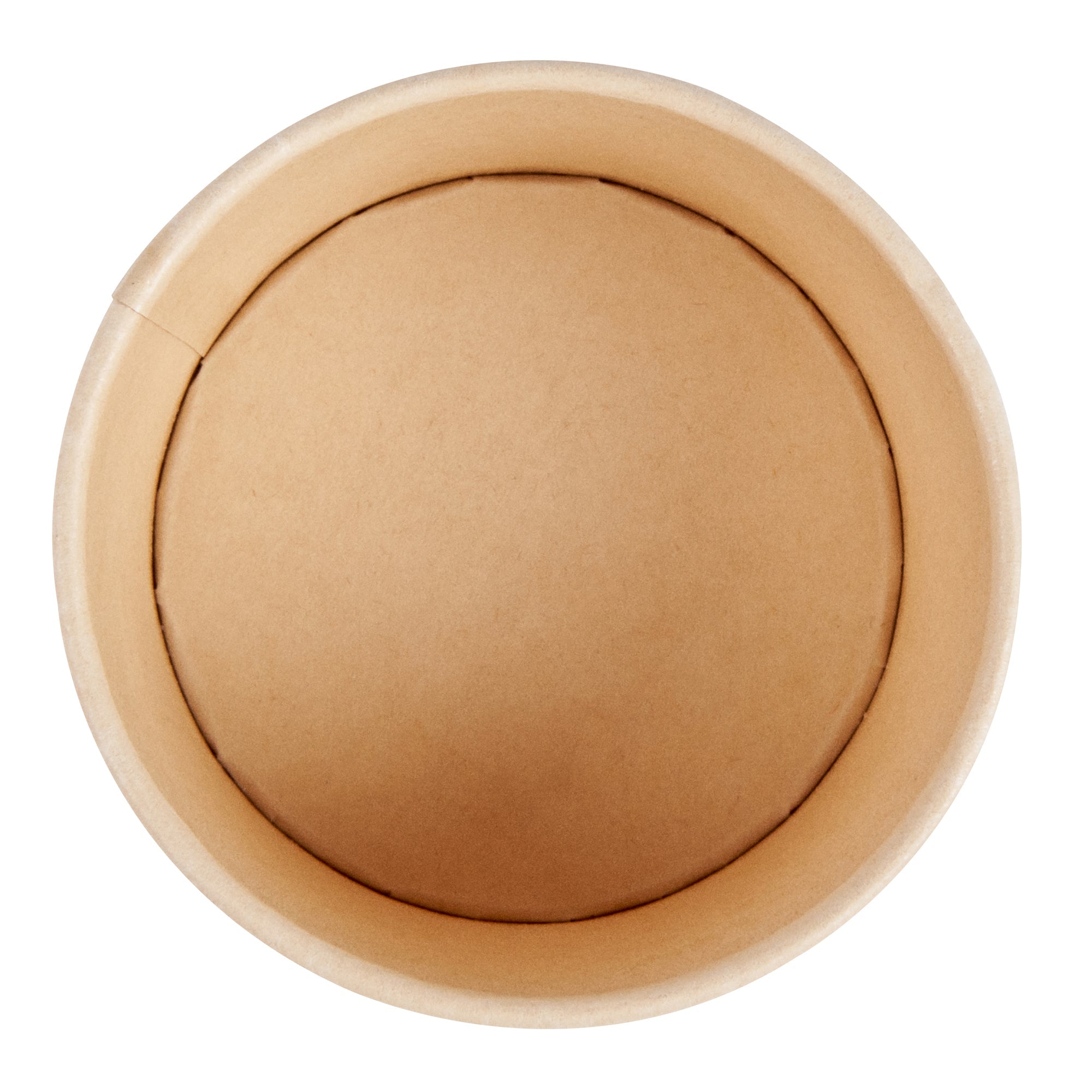 Sustain 5 oz Round Bamboo Paper To Go Cup - with PLA Lining, Compostable - 3 1/4" x 3 1/4" x 2" - 200 count box