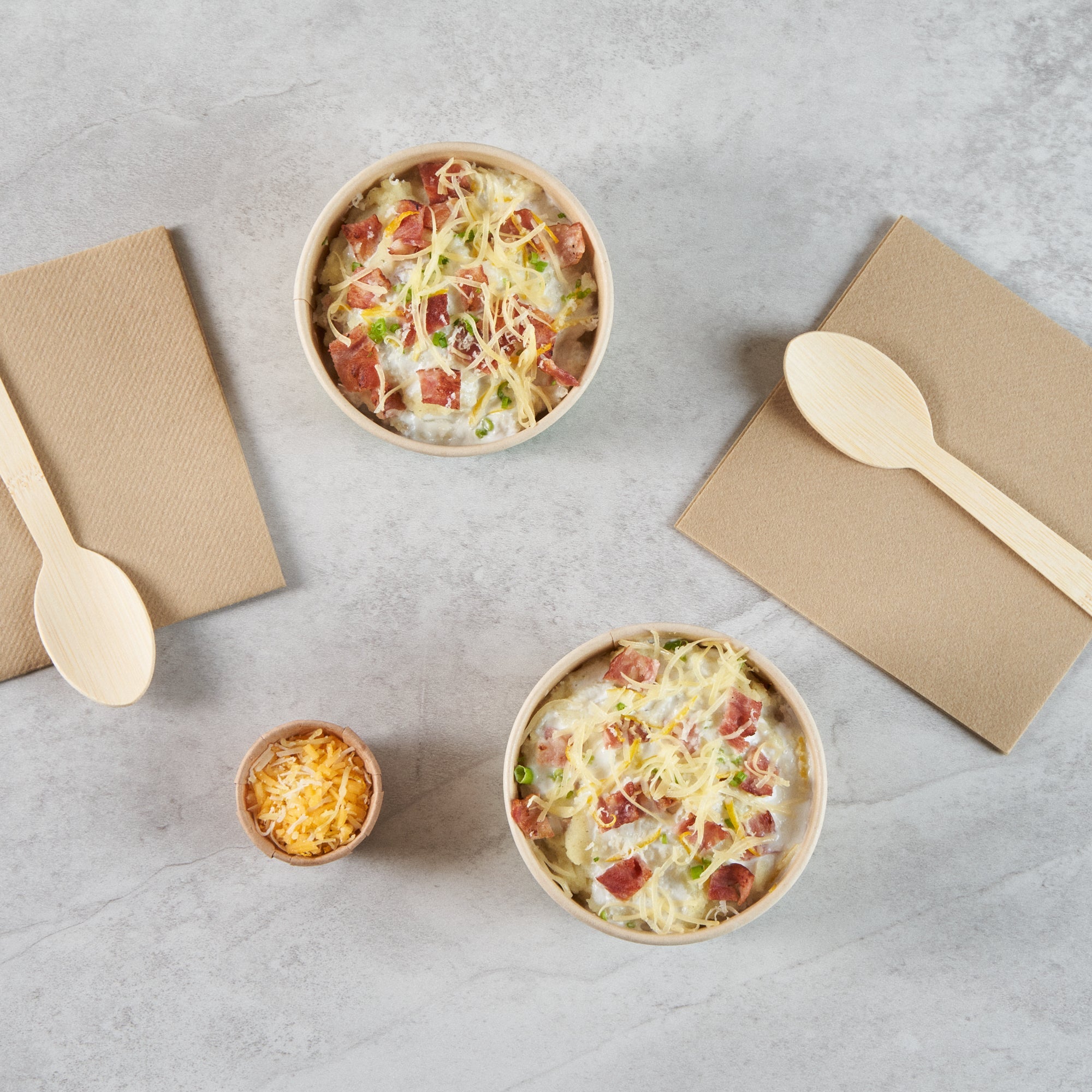 Sustain 8 oz Round Bamboo Paper To Go Cup - with PLA Lining, Compostable - 3 3/4" x 3 3/4" x 2 1/4" - 200 count box