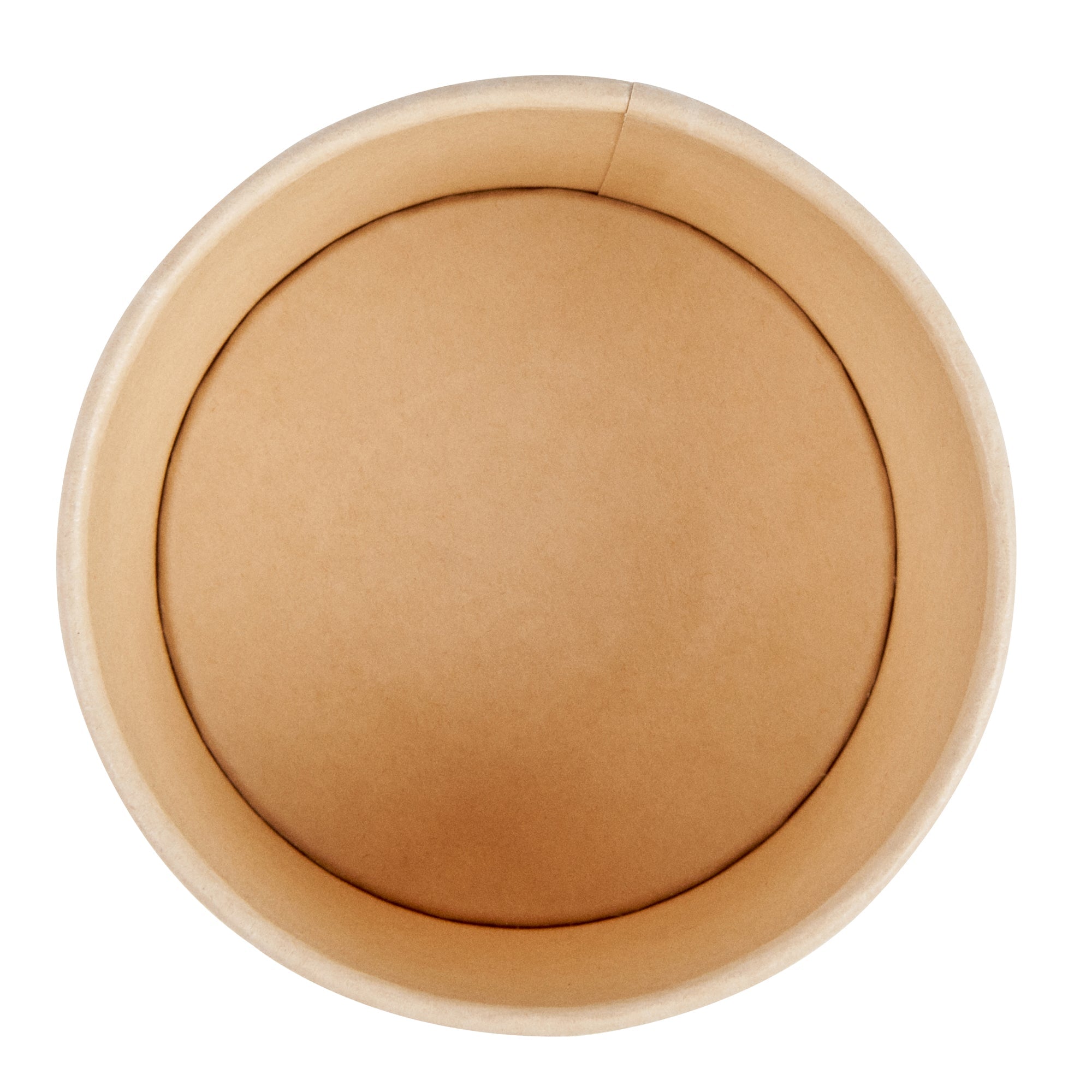 Sustain 12 oz Round Bamboo Paper To Go Cup - with PLA Lining, Compostable - 4" x 4" x 2 1/4" - 50 count box